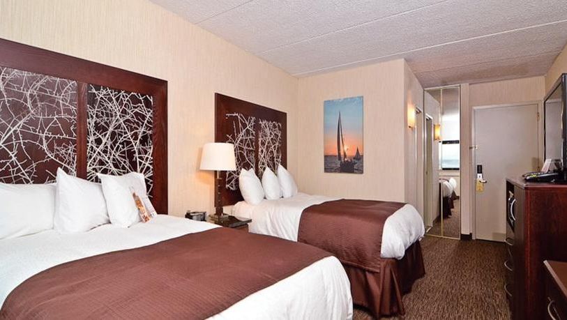 Two double beds